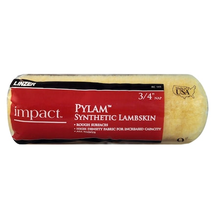 Linzer Linzer Impact Pylam Synthetic Lambskin 9 in. W X 3/4 in. Regular Paint Roller Cover 1 pk RC145